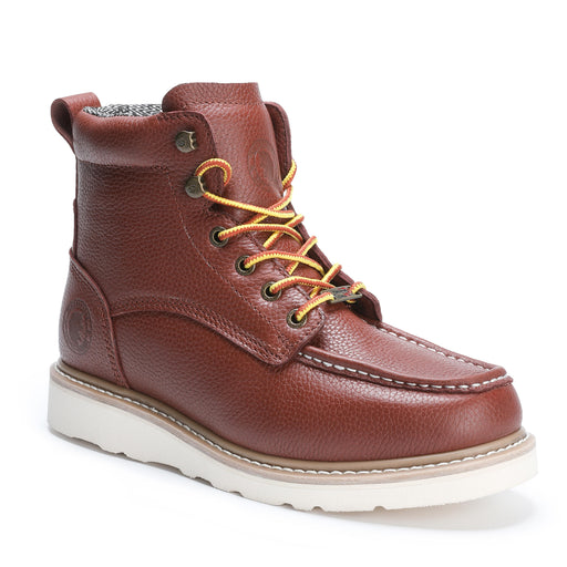 ROCKROOSTER Walker 6 inch Wedge Work Boots, Soft toe, Oil Resistant ASTM 2892 with Vibram® Outsole VAP360 - Rock Rooster Footwear Inc