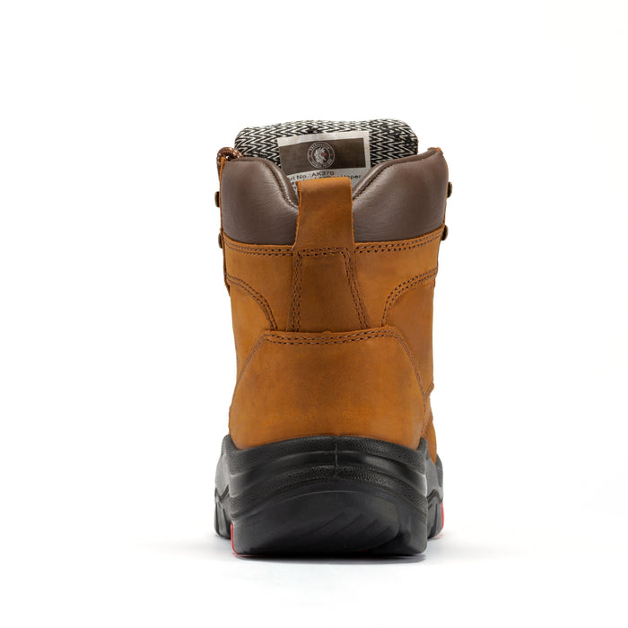 ROCKROOSTER Zumbro 6 inch Wide Steel Toe, Rubber Outsole, EH Protection,, ASTM 2413, Work Boots AK370 - Rock Rooster Footwear Inc