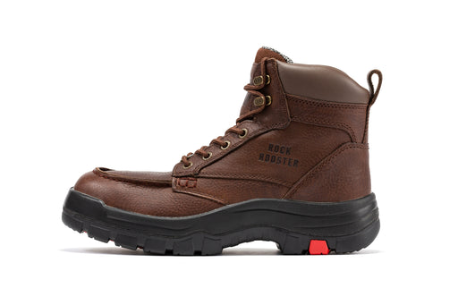 ROCKROOSTER  Zumbro 6 inch Wide Steel Toe, Waterproof Work Boots, Rubber Outsole, EH Protection, ASTM 2413, Work Boots AK372 - Rock Rooster Footwear Inc