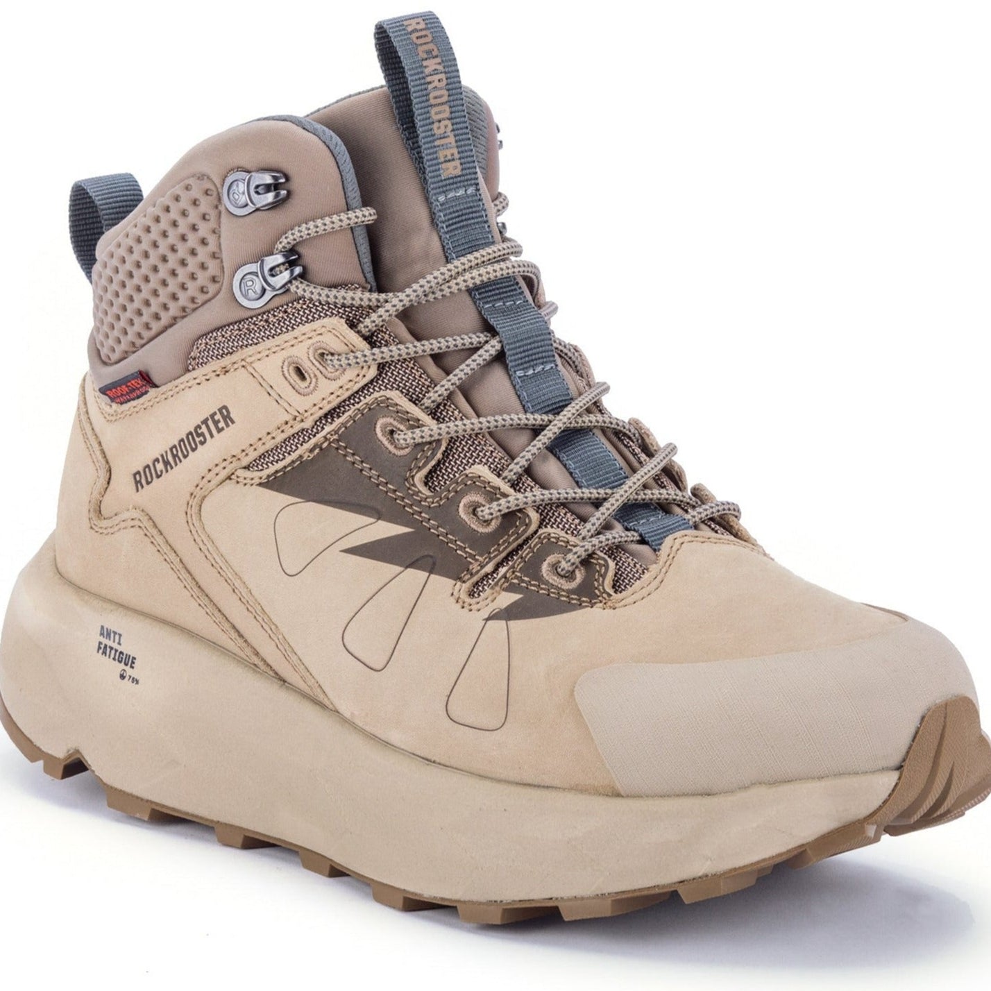 rockrooster Farmington Sand 6 Inch Waterproof Hiking Boots with VIBRAMâ Rock Rooster Footwear Inc