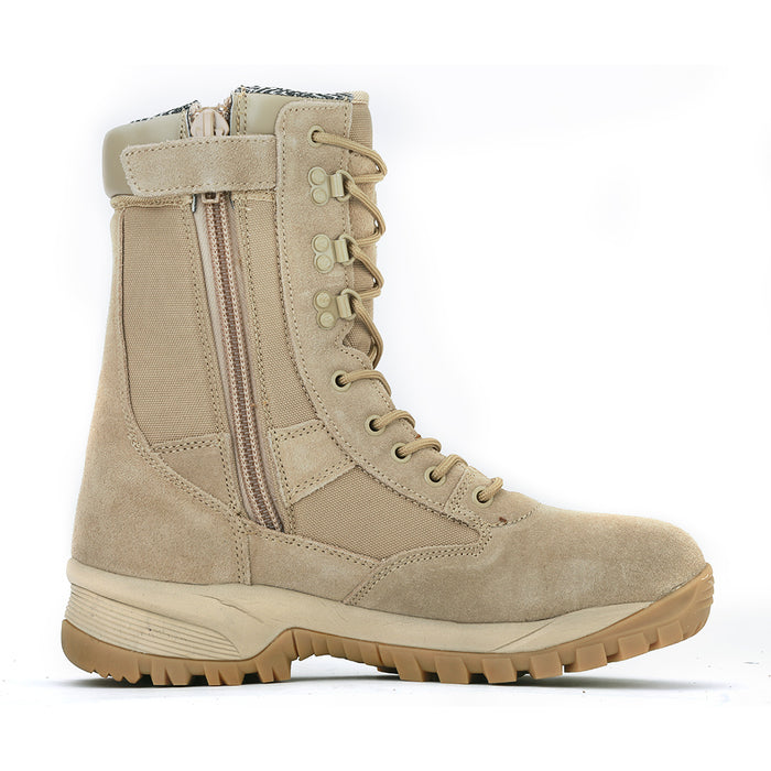 ROCKROOSTER Tactical & Militaryboots, 8 inch, Suede Leather, Slip Resistant,extra ankle&heel support AB5318