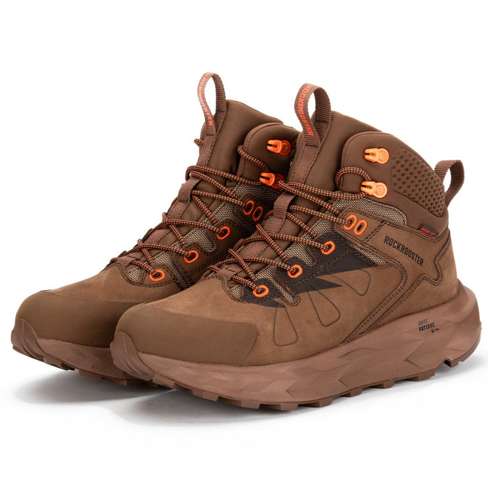 Brown 6 Inch Waterproof Outdoor Hiking Boots with VIBRAM® Outsole  OC21031 - Rock Rooster Footwear Inc
