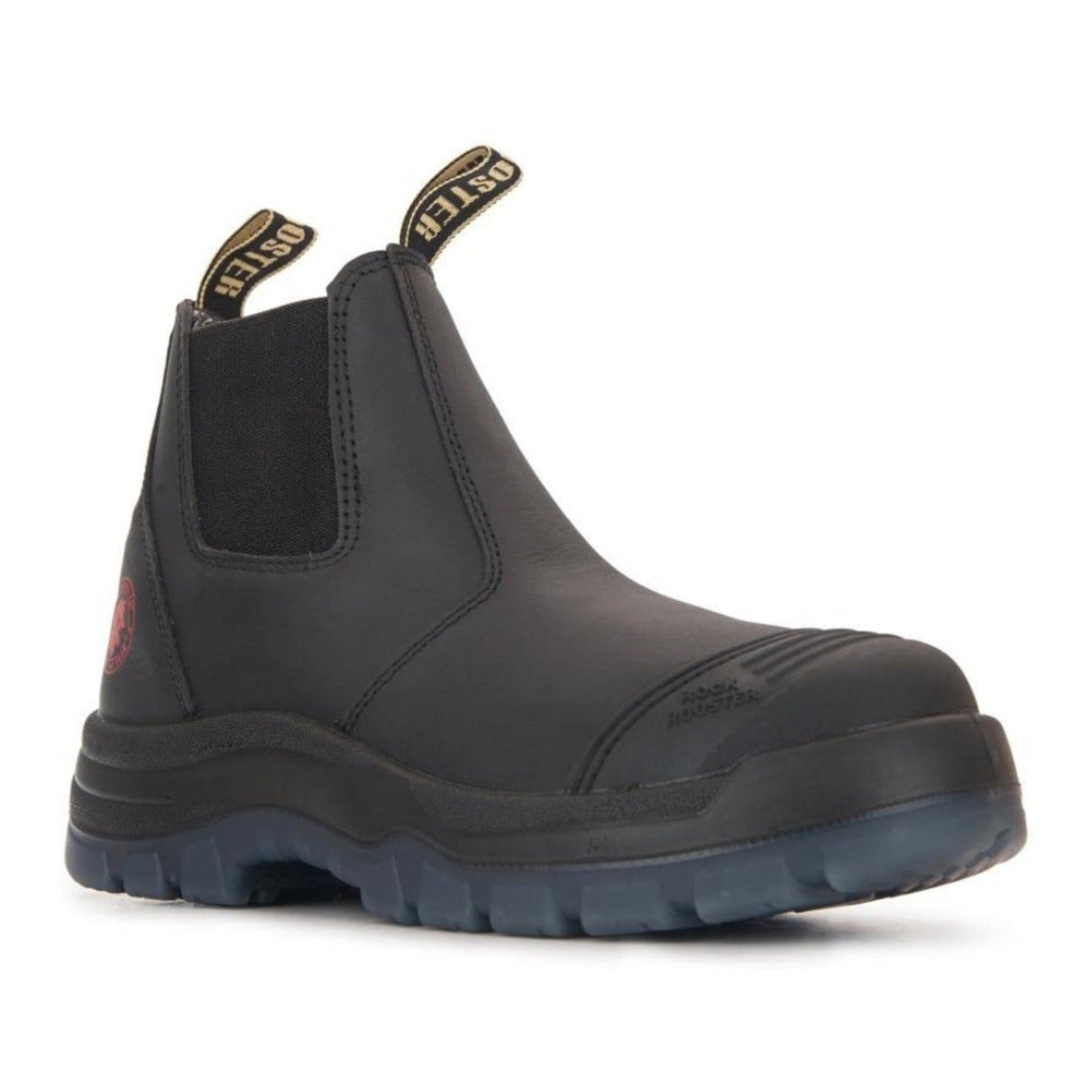 ROCKROOSTER Bakken Black 6 inch Pull on Leather Work Boots AK227– Rock ...