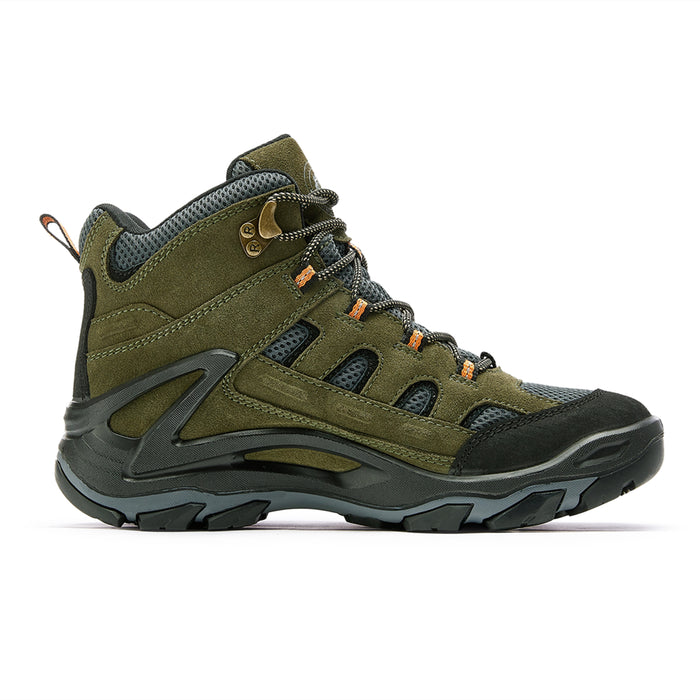 Green 6 inch Waterproof Hiking Shoes KS 5536 - Rock Rooster Footwear Inc