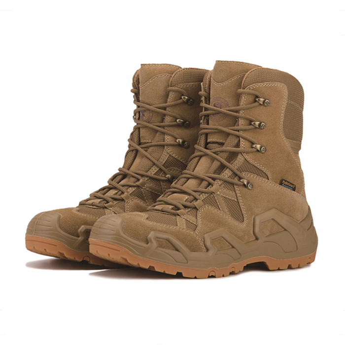 Desert sand 8 inch Waterproof Tactical Outdoor Hiking Boots  KS737 - Rock Rooster Footwear Inc