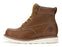 ROCKROOSTER Men's 6 inch Brown steel toe waterproof wedge work boots with Vibram® Outsole VAP858 - Rock Rooster Footwear Inc