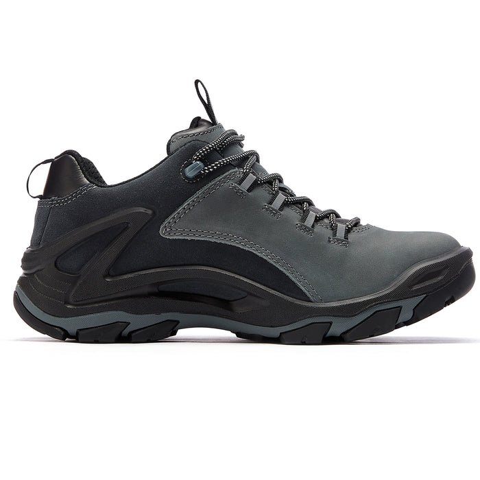 Gray 4 inch men's waterproof hiking shoes KS 253 - Rock Rooster Footwear Inc