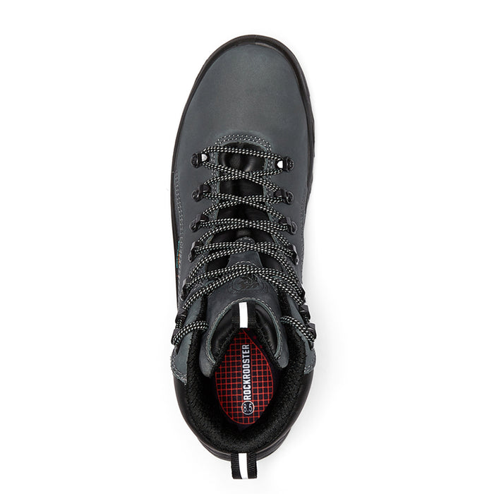 Gray 6 inch men's waterproof hiking boots KS 258 - Rock Rooster Footwear Inc