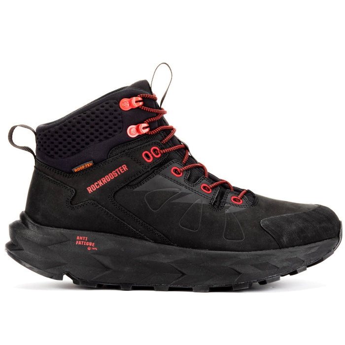 ROCKROOSTER Farmington Black 6 Inch Waterproof Hiking Boots with VIBRAM® Outsole  OC21034 - Rock Rooster Footwear Inc