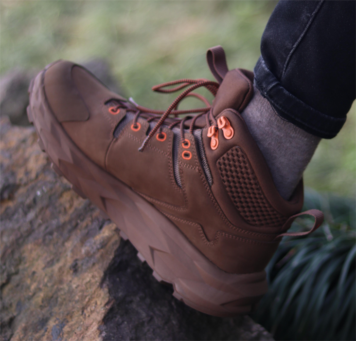 Brown 6 Inch Waterproof Outdoor Hiking Boots with VIBRAM® Outsole  OC21031 - Rock Rooster Footwear Inc