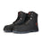 ROCKROOSTER Kensington Black 7 inch Zip-sided Steel Toe Leather Work Boots AK245Z - Rock Rooster Footwear Inc