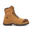 ROCKROOSTER Kimberly Tan 7 inch Zip-sided Steel Toe Leather Work Boots AK232Z - Rock Rooster Footwear Inc