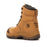 ROCKROOSTER Kimberly Tan 7 inch Zip-sided Steel Toe Leather Work Boots AK232Z - Rock Rooster Footwear Inc