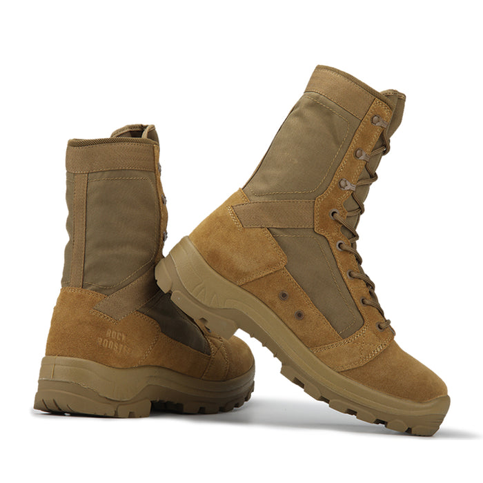 ROCKROOSTER 8 inch Tactical and Law Enforcement Boots, Soft Toe, Breathable, AB5010 - Rock Rooster Footwear Inc
