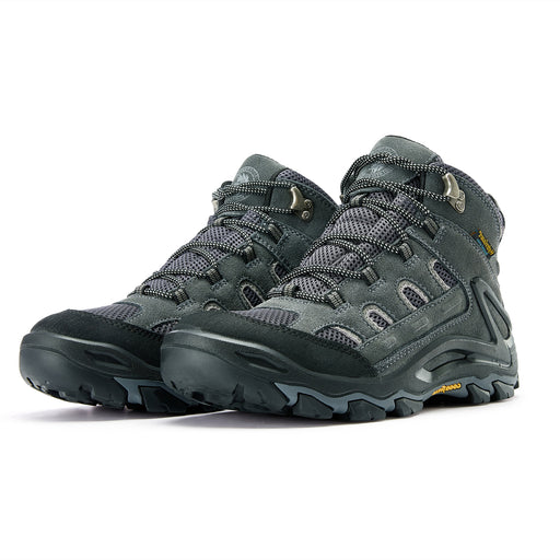 ROCKROOSTER Newland Gray 6 inch Waterproof Hiking Shoes KS5516 - Rock Rooster Footwear Inc