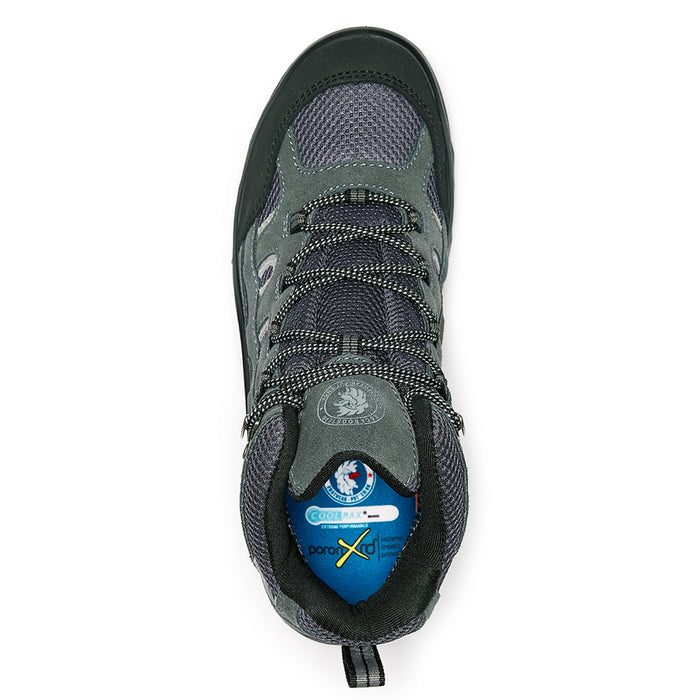 ROCKROOSTER Newland Gray 6 inch Waterproof Hiking Shoes KS5516 - Rock Rooster Footwear Inc