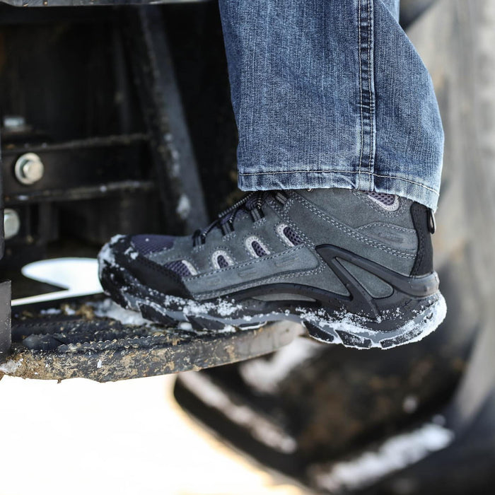 ROCKROOSTER Newland Gray 6 inch Waterproof Hiking Shoes KS5516 - Rock Rooster Footwear Inc