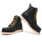 ROCKROOSTER Trinidad Men's 6 inch Black steel toe wedge work boots VAP2301 - Rock Rooster Footwear Inc