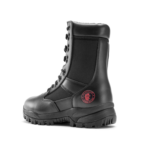 ROCKROOSTER 8 inch Black Action leather Soft Toe Tactical and Law Enforcement Boots AB2663