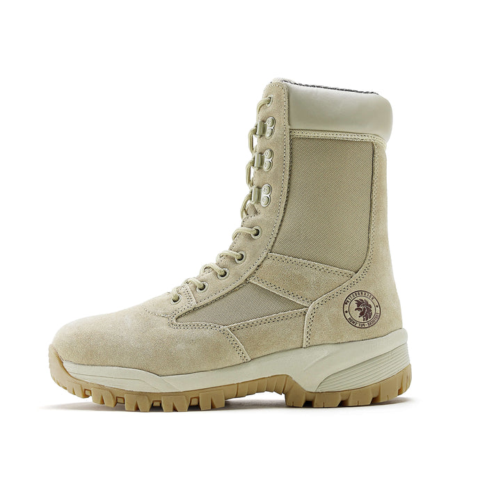 ROCKROOSTER 8 inch Sand Suede Leather Soft Toe Tactical and Law Enforcement Boots AB2664
