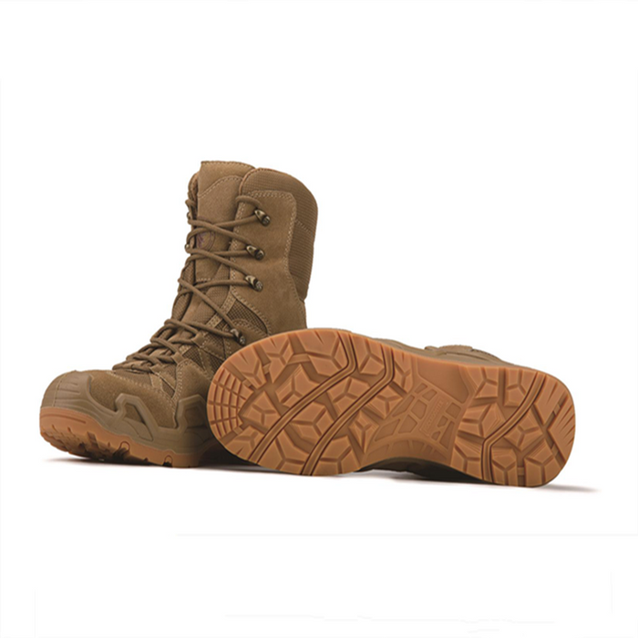 Desert sand 8 inch Waterproof Tactical Outdoor Hiking Boots  KS737 - Rock Rooster Footwear Inc
