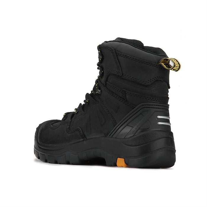 ROCKROOSTER Woodland Black 6 inch Composite Toe Leather Work Boots AK609 - Rock Rooster Footwear Inc