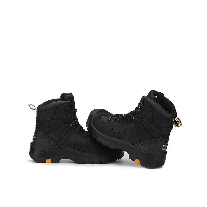 ROCKROOSTER Woodland Black 6 inch Composite Toe Leather Work Boots AK609 - Rock Rooster Footwear Inc