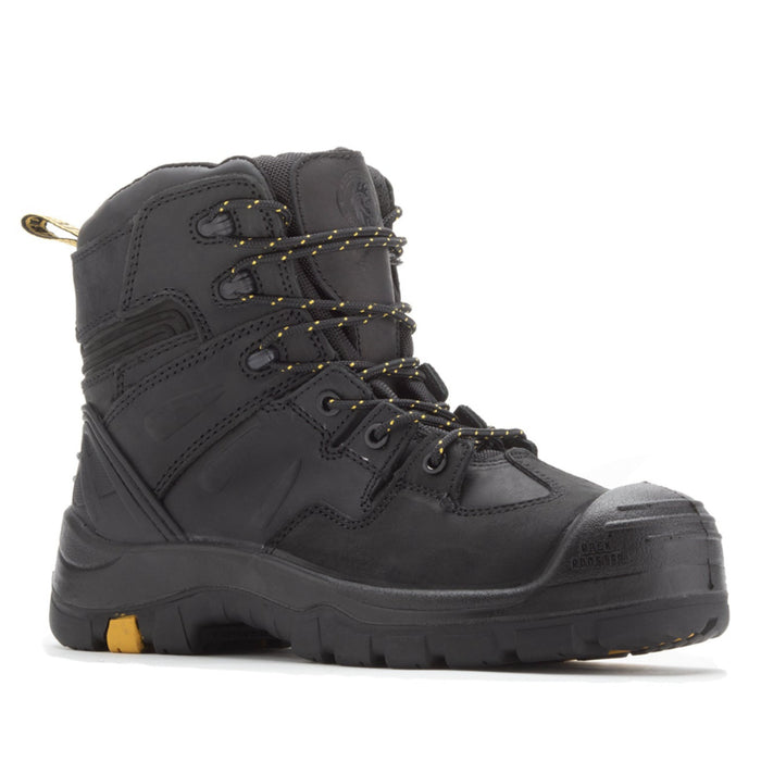 ROCKROOSTER Woodland Black 6 inch Composite Toe Leather Work Boots AK609 - Rock Rooster Footwear Inc