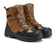 ROCKROOSTER Woodland Men's 8 inch Brown Work Boots, Composite Toe, Slip Resistant, Electrical Hazard Protection, Rubber outsole AK869 - Rock Rooster Footwear Inc